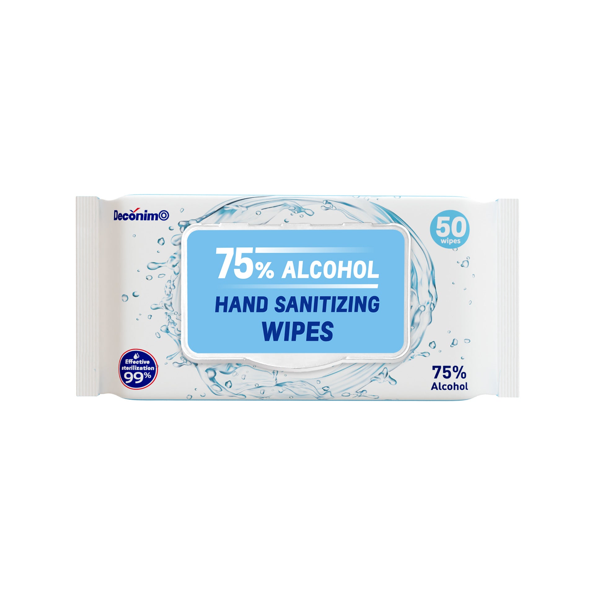 Advanced Large 75% Alcohol Hand Sanitizing Wipes, 4 Packs of 50 (200 count +20 travel wipes) - (Each Wipe Size 6" x 8")