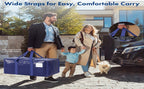 Heavy Duty Moving Bags – 6 Pack Extra Large Storage Bags with Strong Zippers & Reinforced Carry Handles | Foldable Reusable Moving & Storage Totes for Clothes, Bedding, Blankets, Dorm Moving & Organization