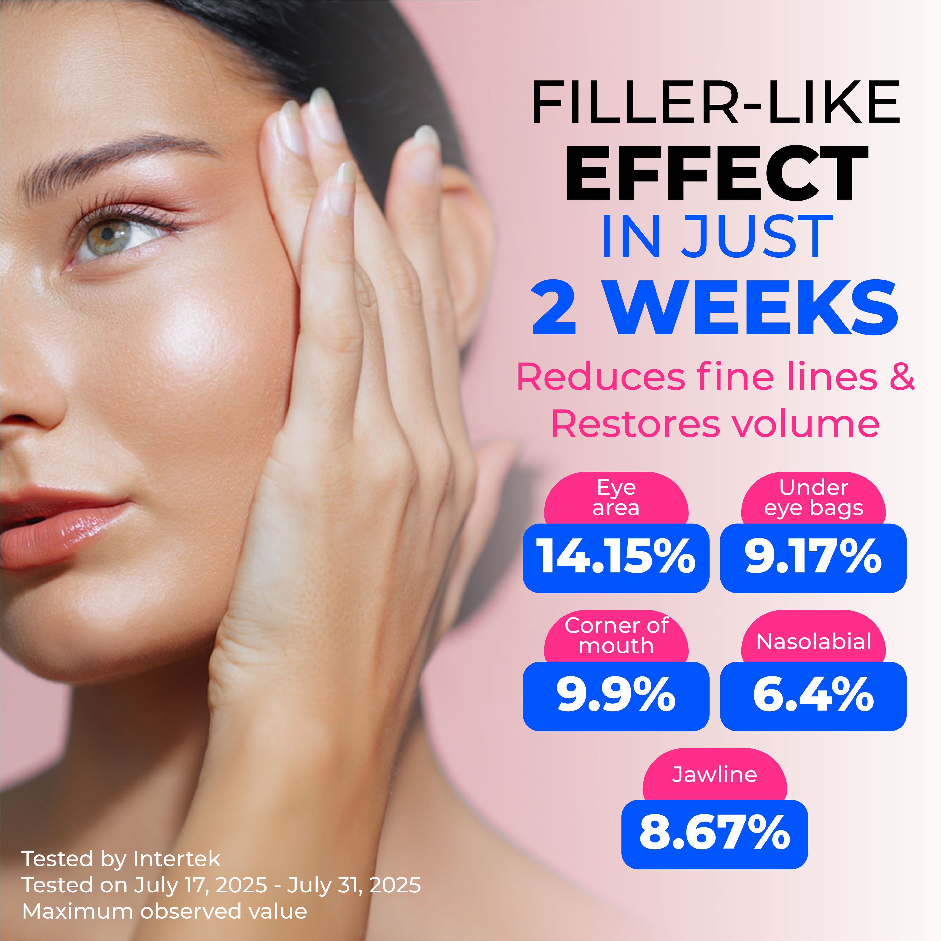 NAD+ Peptide Boosting Serum with 5 Ceramides & Vegan Collagen | Hydrating Face Serum with Hyaluronic Acid, Niacinamide & Peptides | Daily Moisturizer for Smoother, Firmer-Looking Skin | 30 mL / 1.01 fl oz